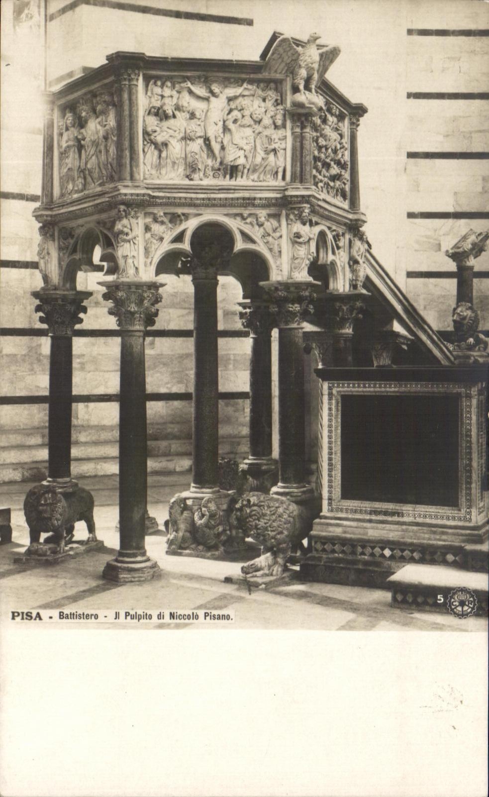 CPA Rammed Battistere Pulpite di Niccole Pisano