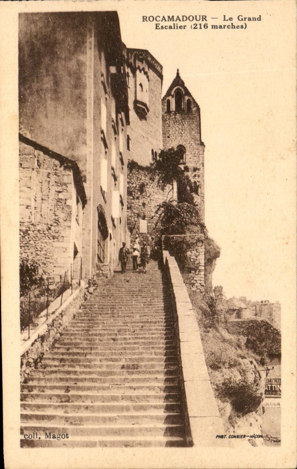 CPA Rocamadour the Large Staircase