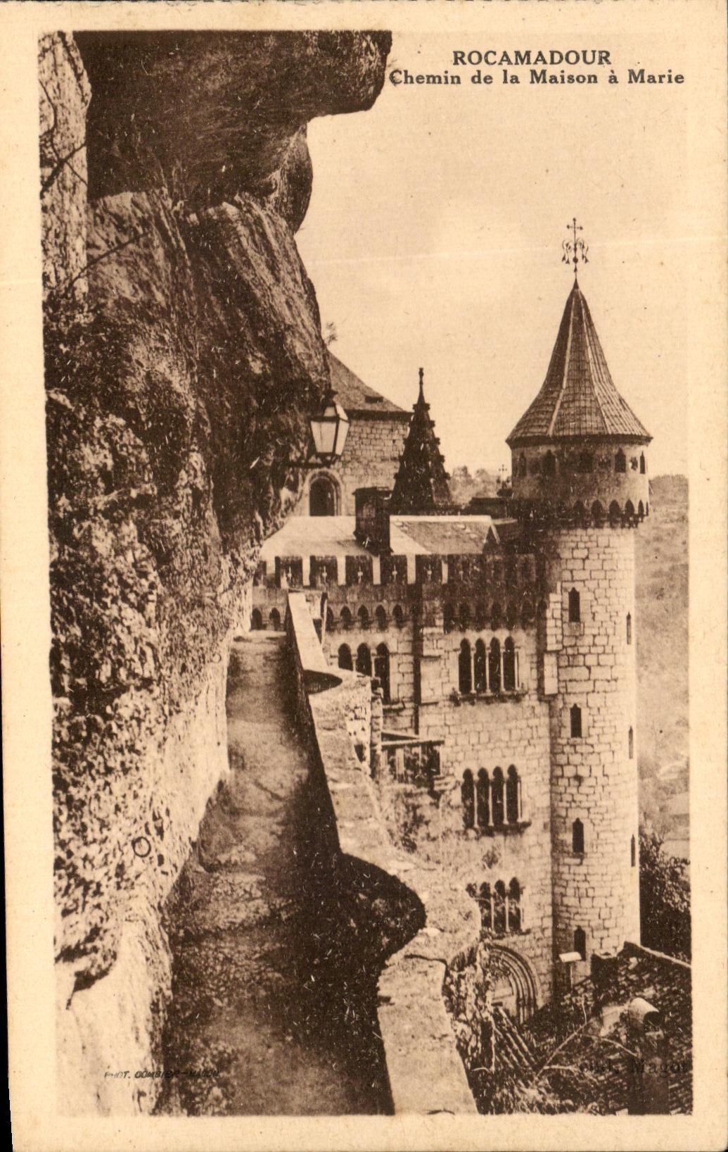 CPA Rocamadour Chemin de la Maison a Marie