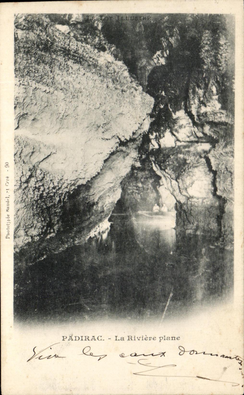 CPA Padirac the Plene River