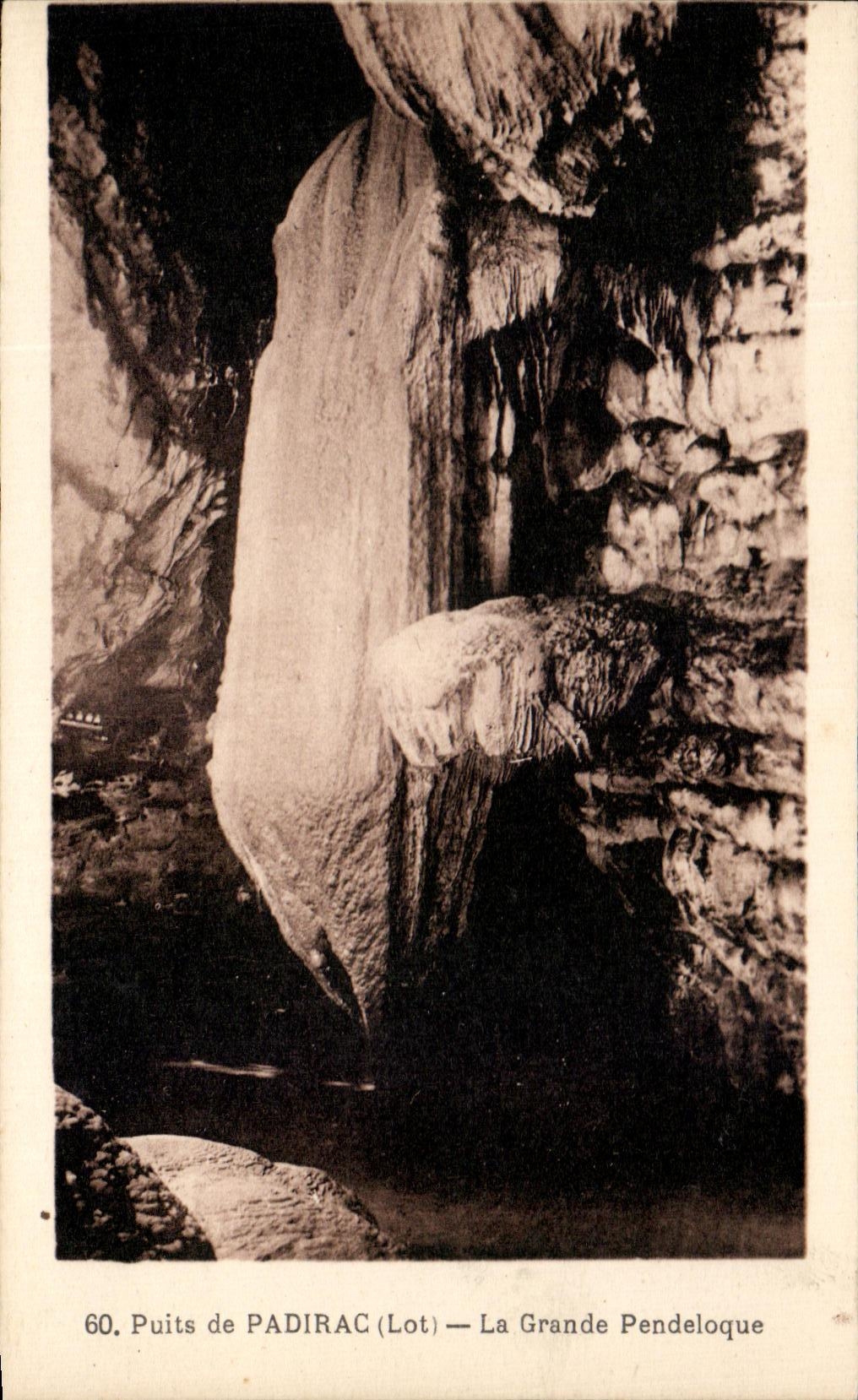 CPA Well of Padirac Large Pendeloque