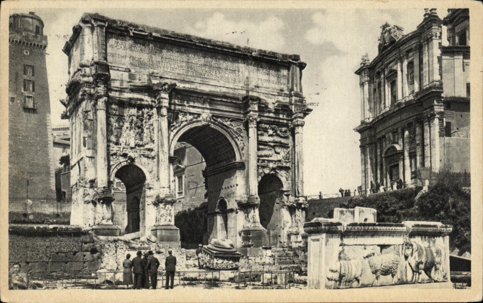 CPA Roma Areo di Settimio Severo 