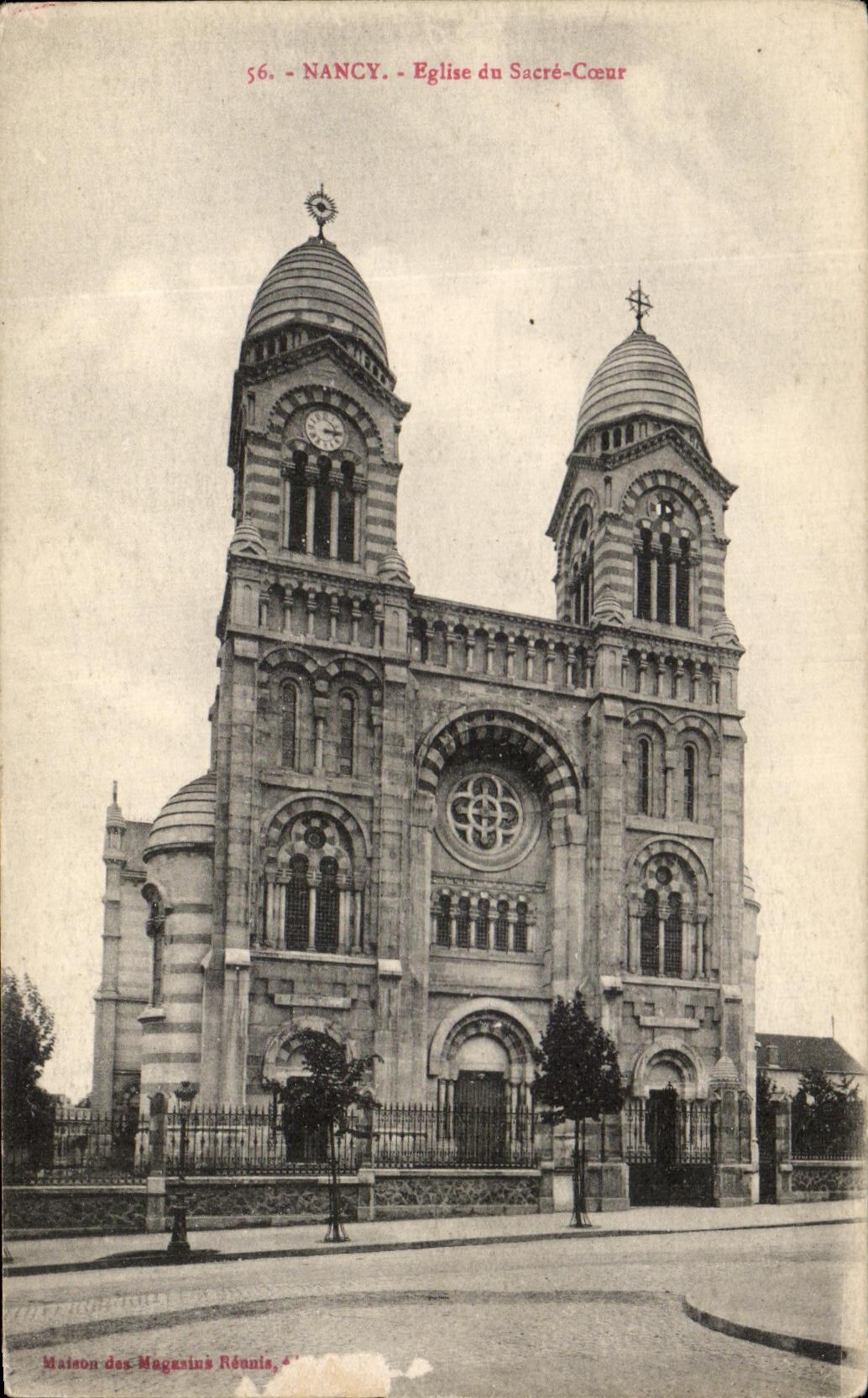 CPA Nancy Eglise Du Sacre Coeur