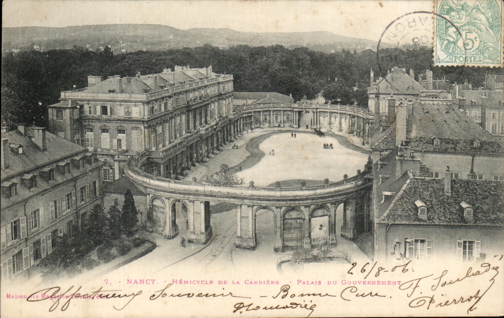 CPA Nancy De La Carpierne Palais Du Gouvernent