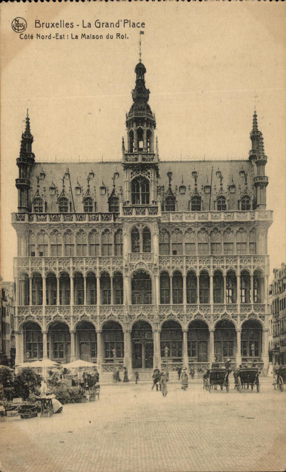 CPA Bruselas que la grande pone la dimension nortena es la casa del rey