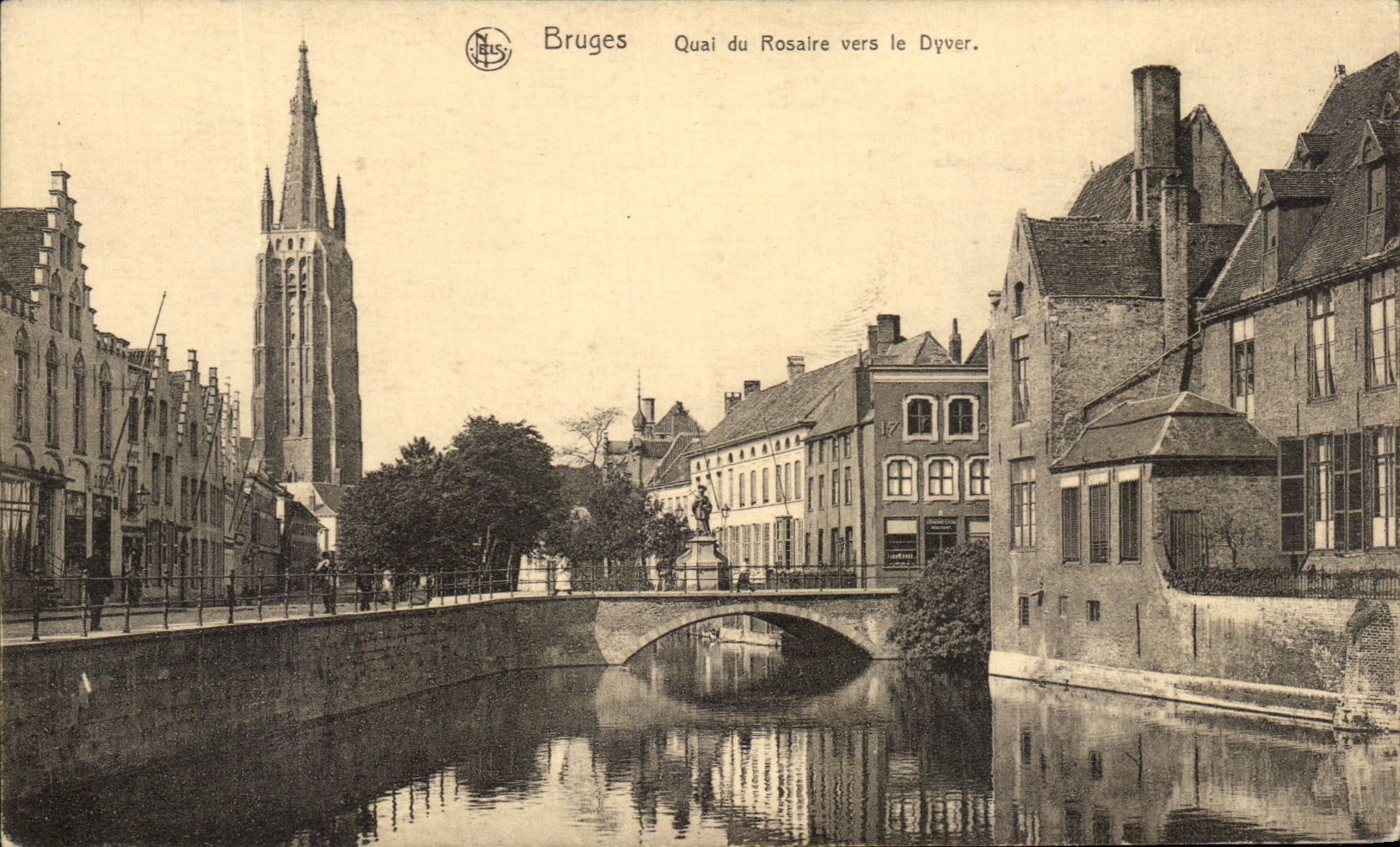 CPA Bruges Quay of the Rosary Towards Dyver