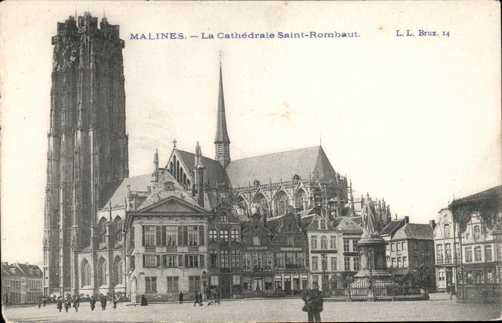 CPA Malines La Cathedrale Saint Rombaut