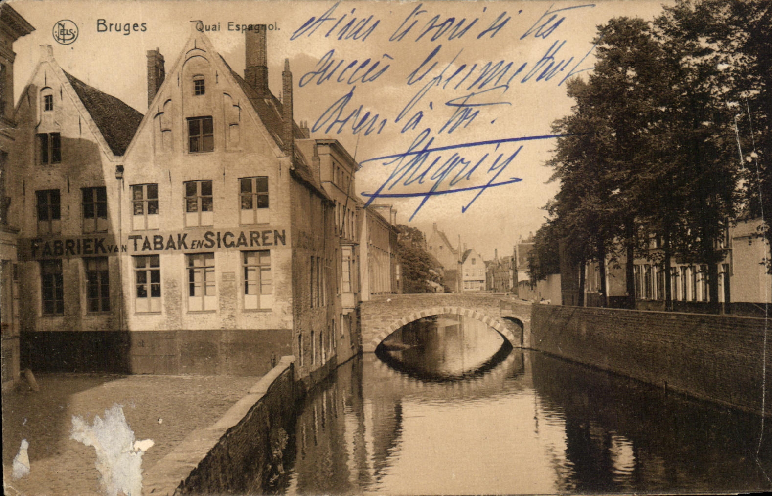 CPA Bruges Spanish Quay