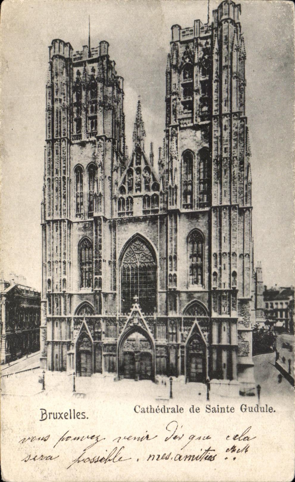 Catedral de CPA Bruselas de Sainte Gudulia