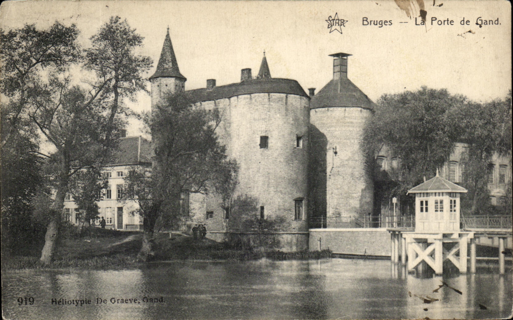 CPA Bruges the Gate Of Ghent