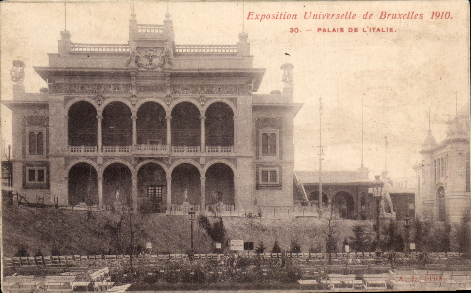 CPA Exposition Universelle de Bruxelles 1910 Palais De L'Italie