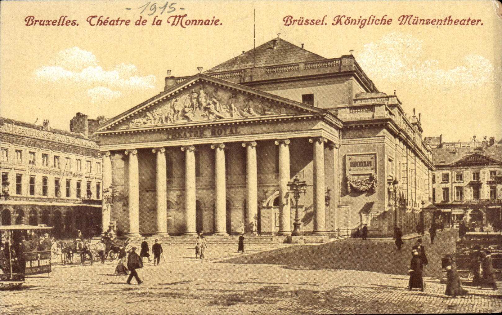 Teatro de CPA Bruselas de la moneda