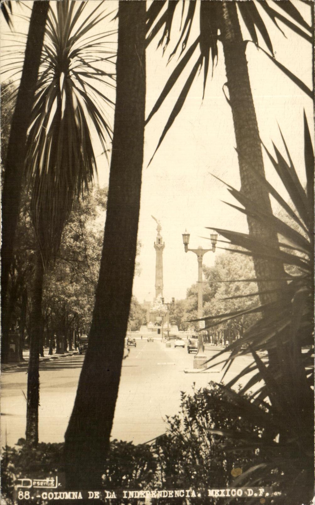 CPA Columna De La Mexico