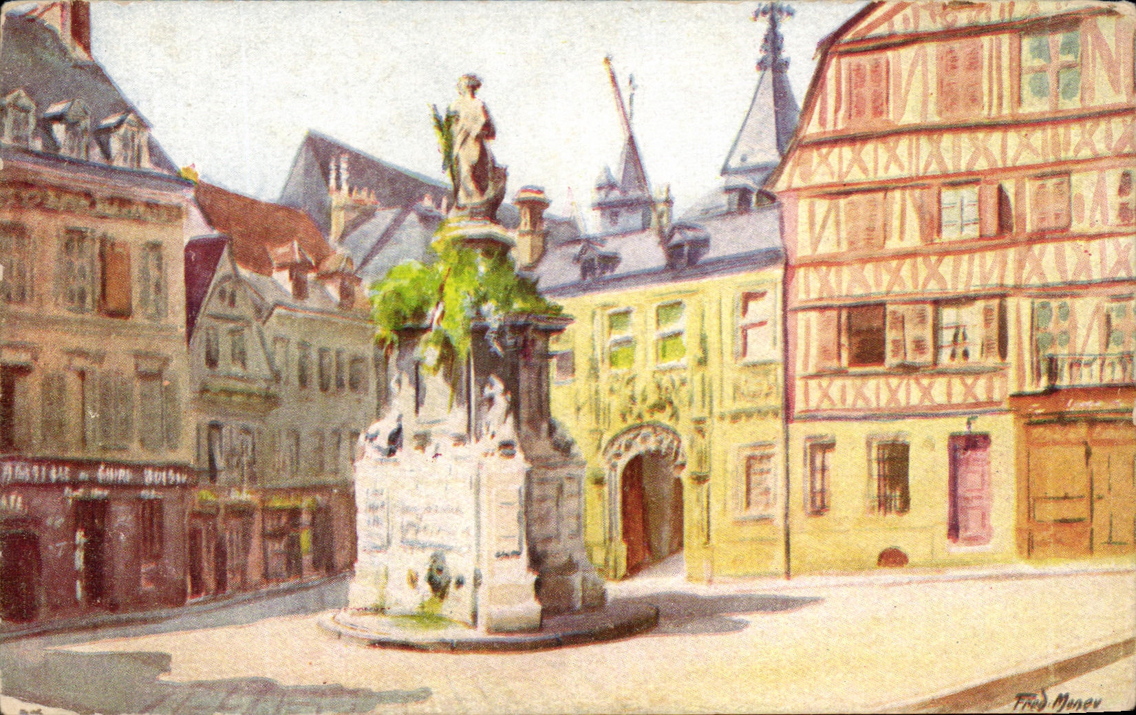 CPA Rouen Places of the Jeanne virgin of arc