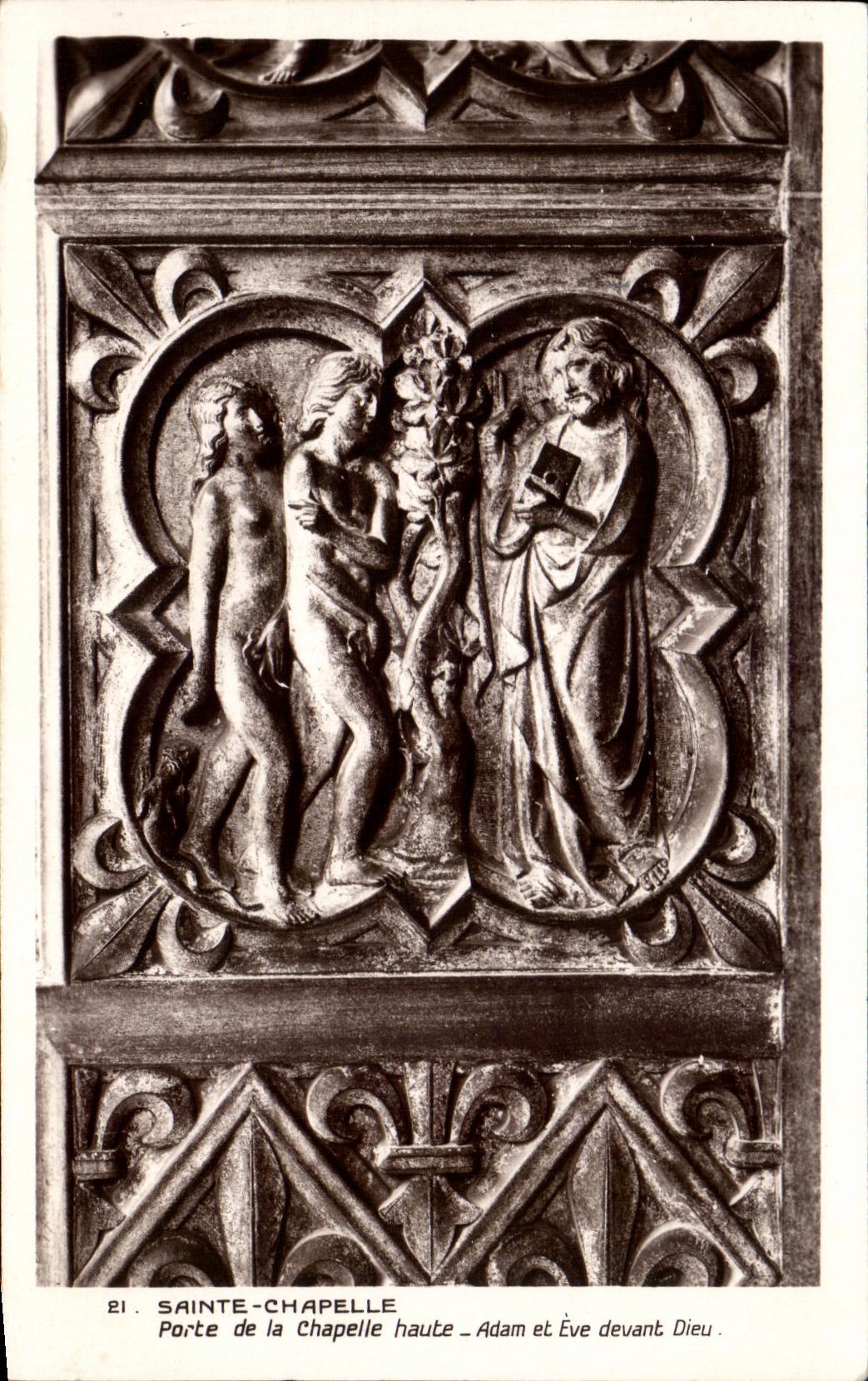 CPA Saint Vault Leaves the High Vault Adam and Eve In front of God