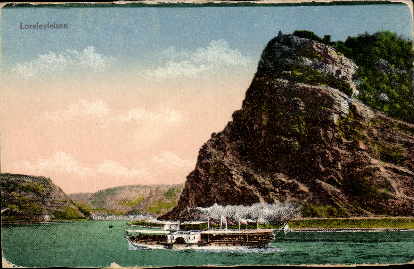 CPA Loreleytelsen Bateau