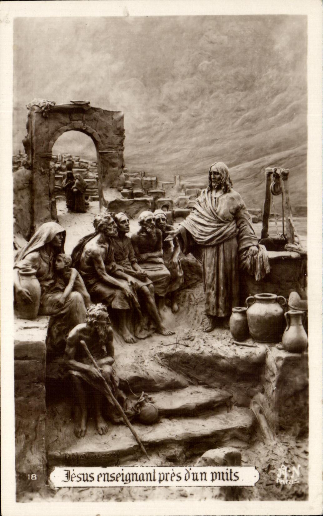 Ensenanza de CPA Jesus cerca de un pozo