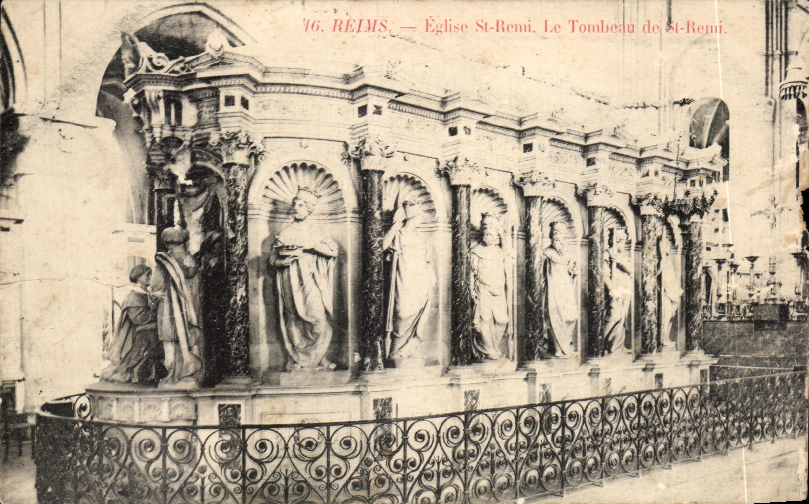CPA Rheims Church St Remi the Tomb Of St Remi