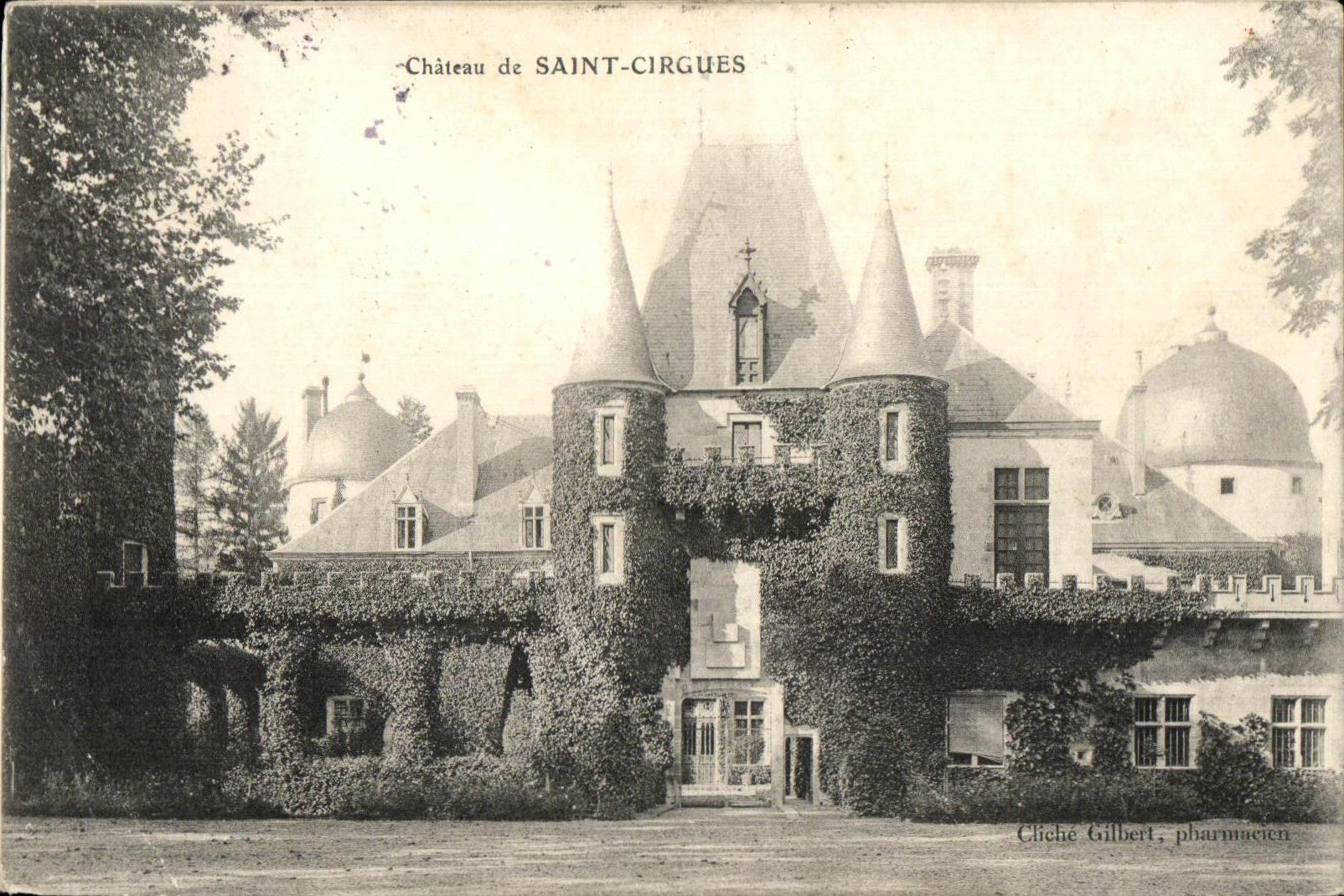 CPA chateau De saint Cirgues