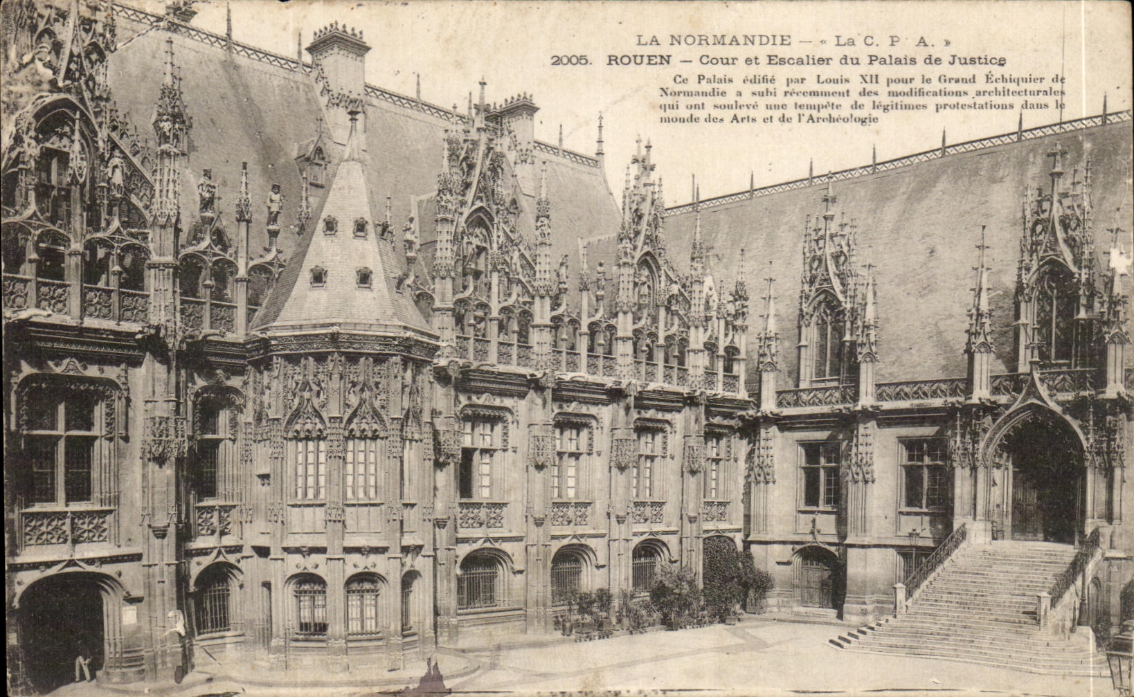 CPA Normandy Rouen Court and Staircase Of the Law courts