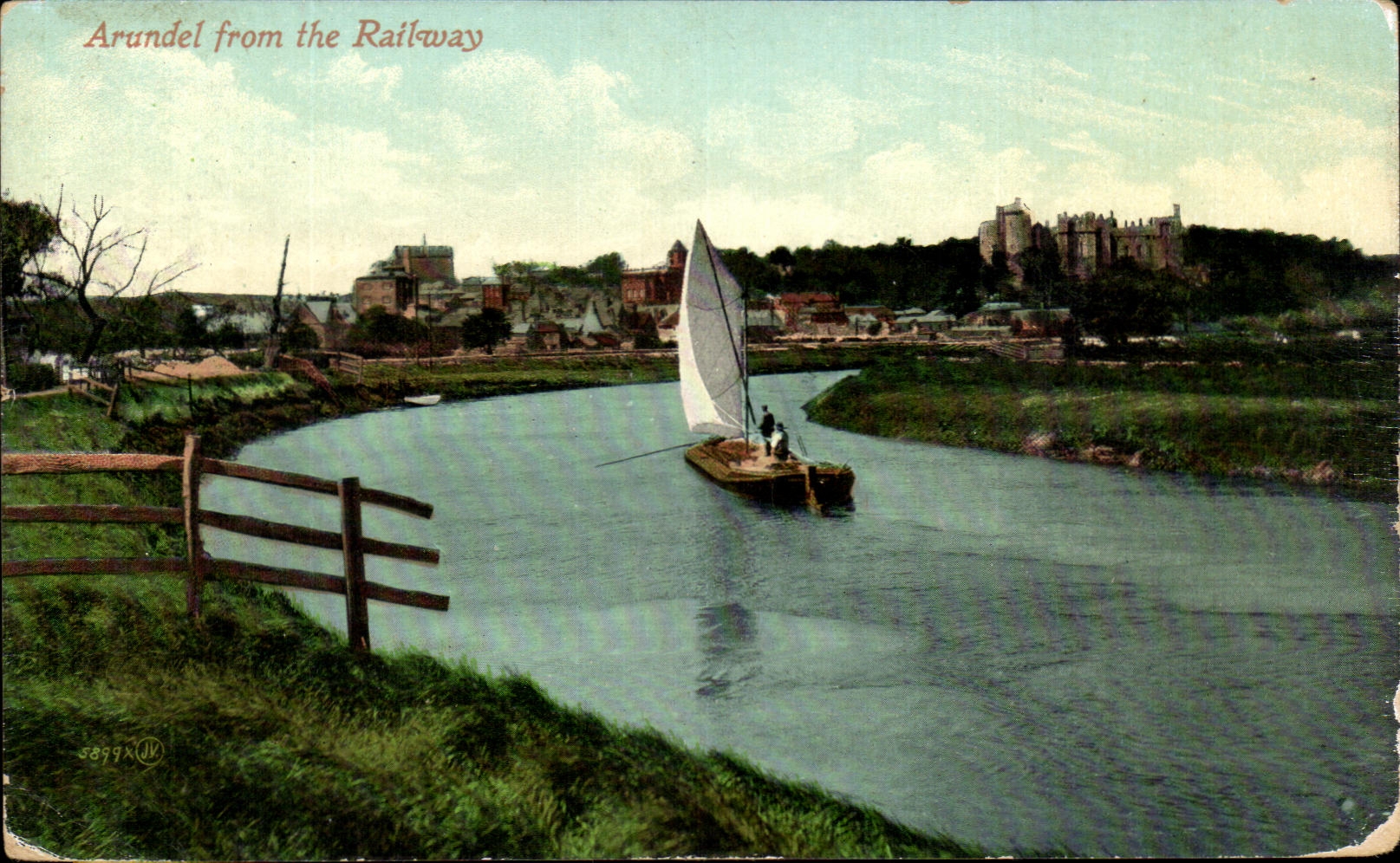 CPA Arundel From The Railway