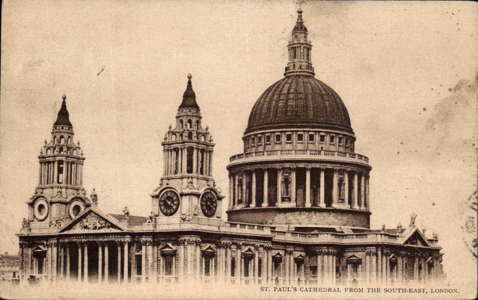 CPA St Paul's Cathedral From The South East London