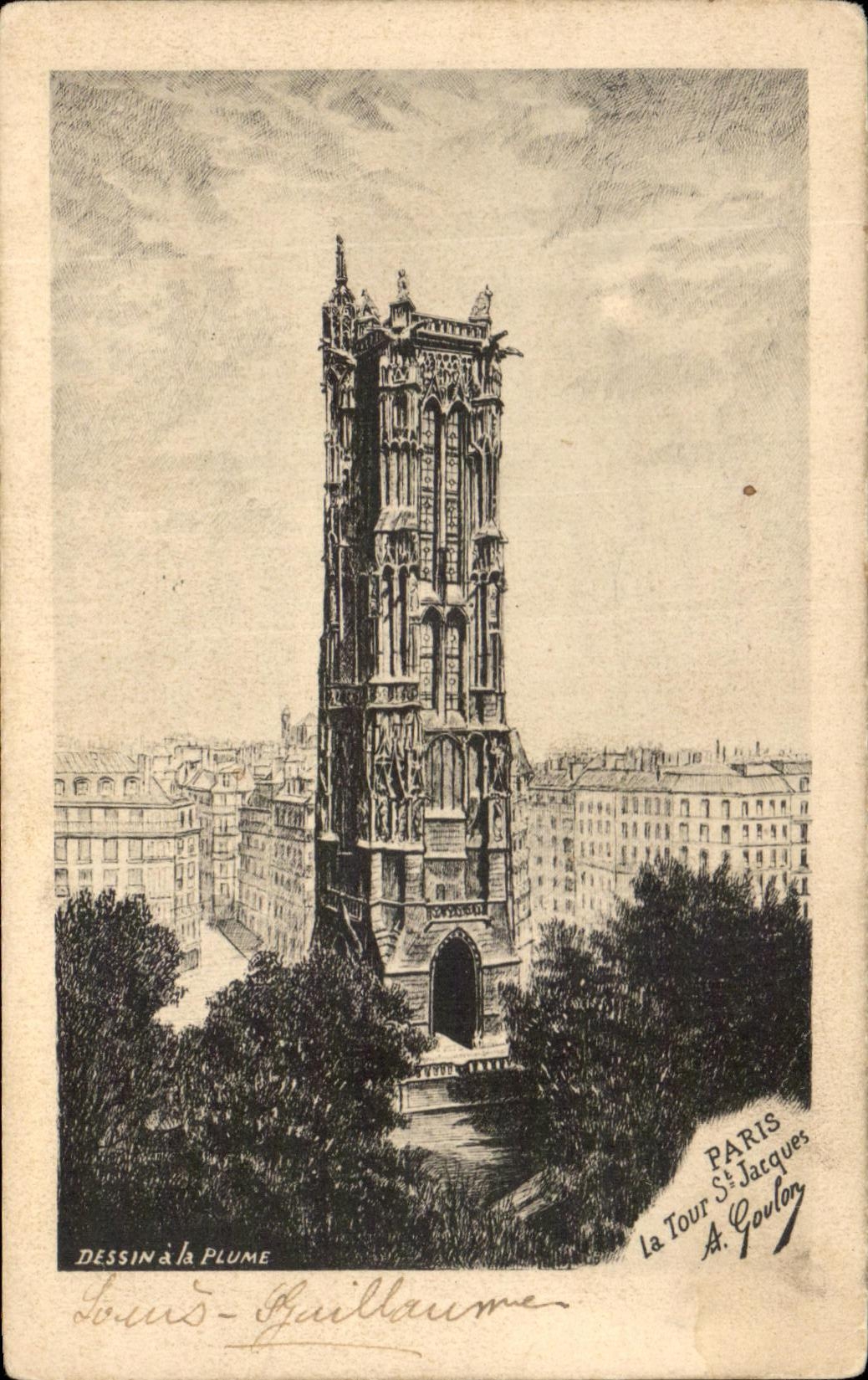 CPA Paris Le Tour St Jacques