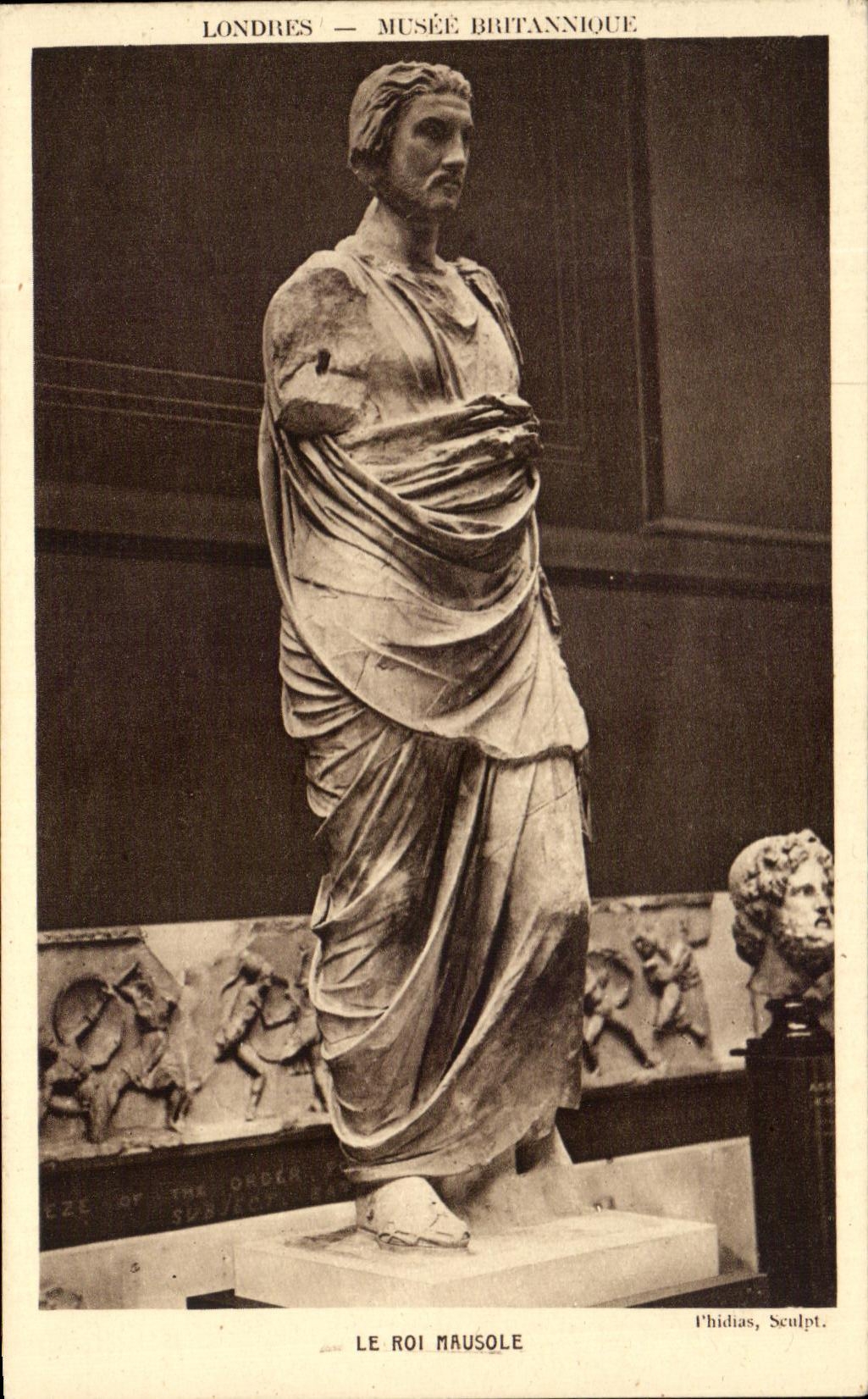 Museo de rey Mausole British Londres de CPA