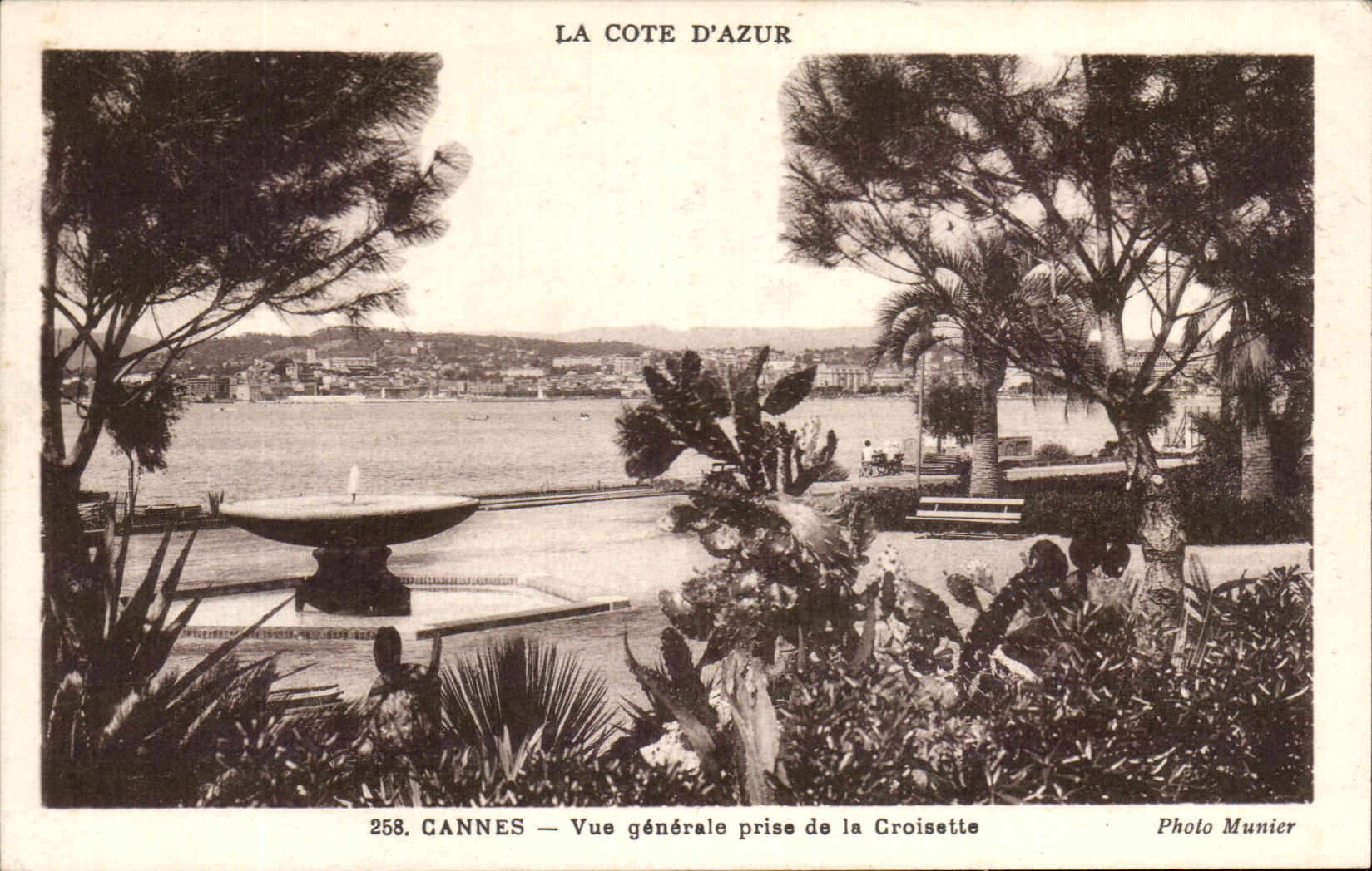 CPA Cannes View Taken of the Cathedral