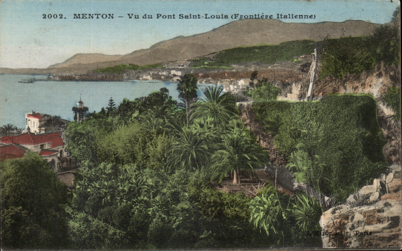 CPA Menton Seen of the Holy Bridge Louis