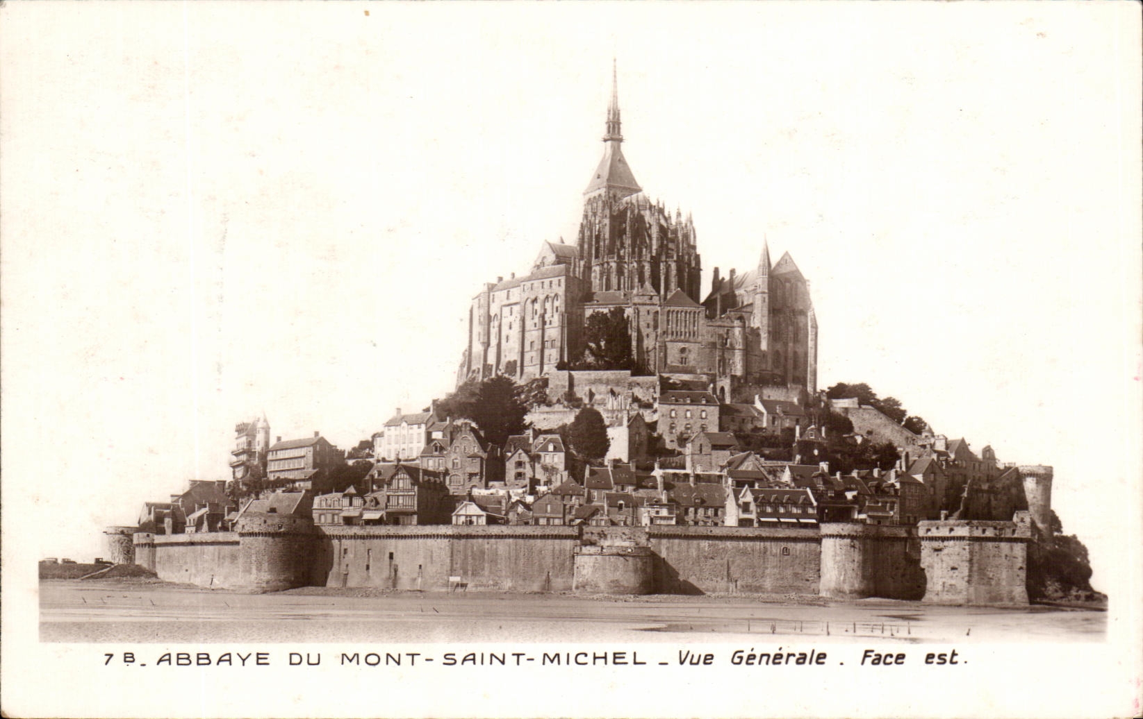 CPA Abbaye Of the mount Saint michiel View Face Is