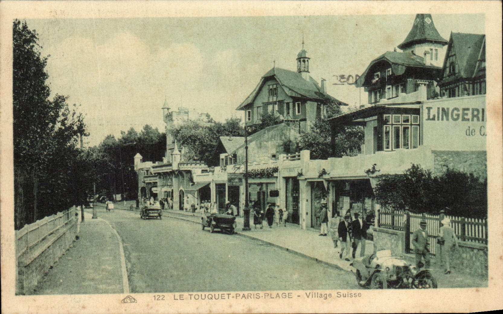 CPA Touquet Paris Swiss beach Village