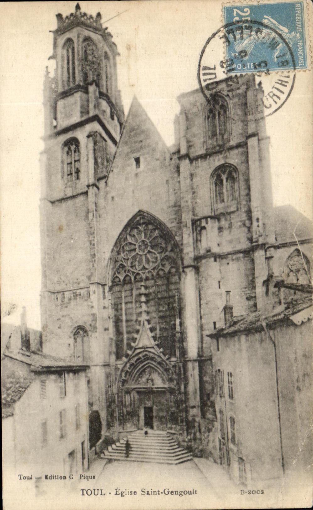 CPA Toul Church Saint Gengoult