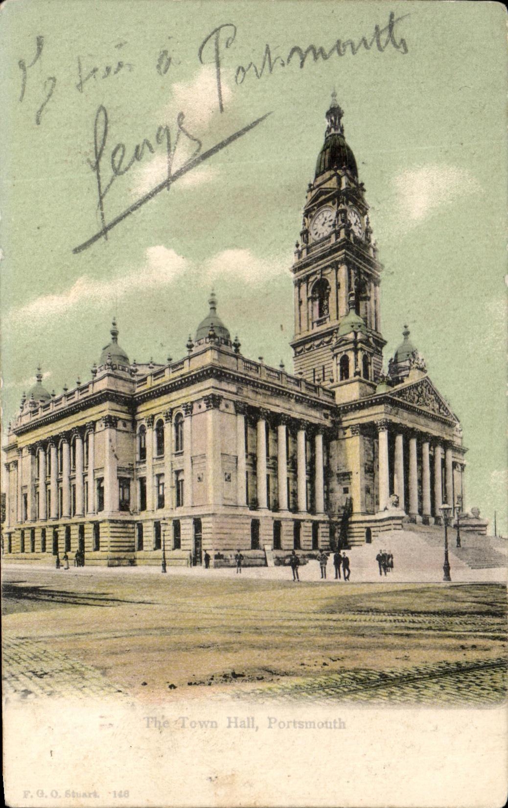 CPA la ciudad Portmouth Pasillo