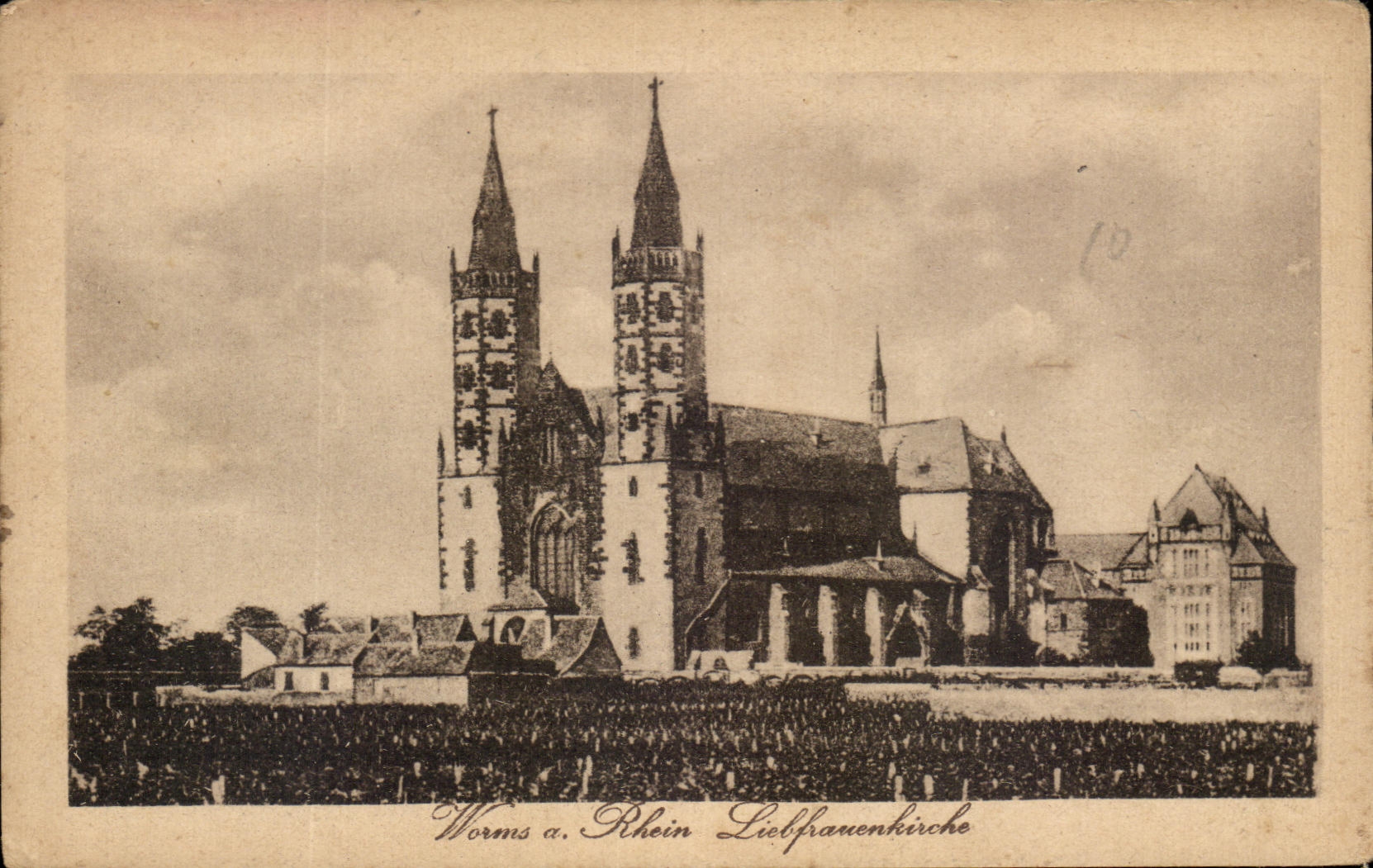 CPA Worms a Rheim Liebfrauenkirche 