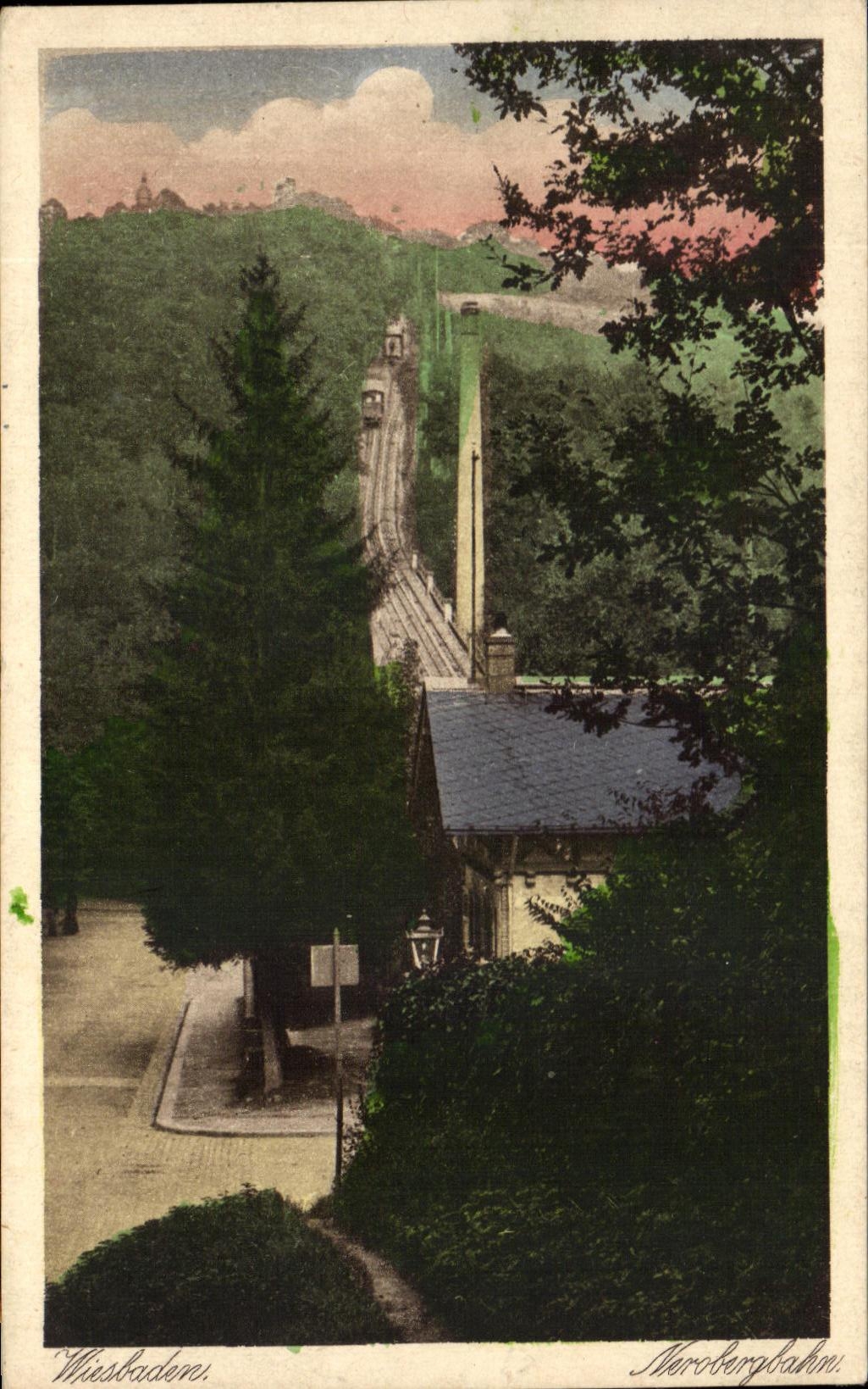 CPA Wiesbaden Nerobergbahn