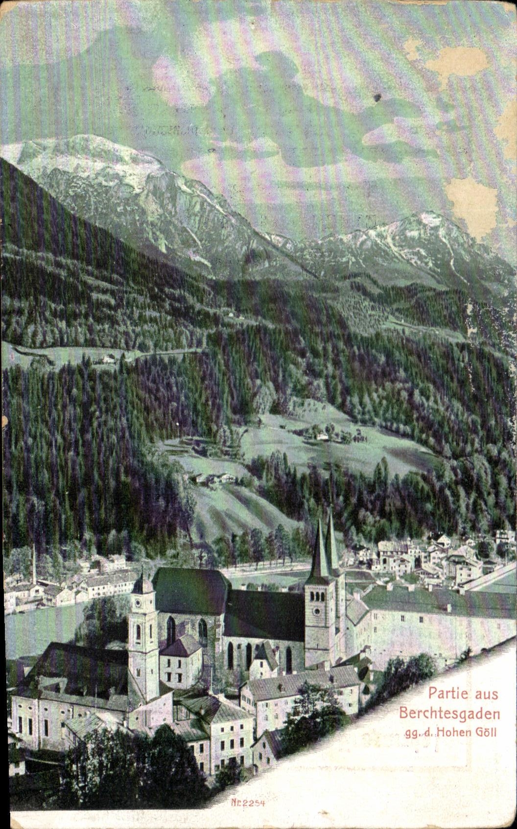 CPA Left aus Berchtesgaden Mohen Freezing