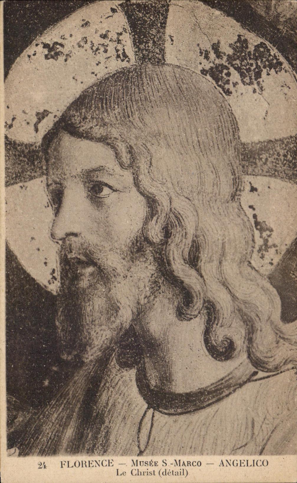 CPA Florence Musee S Marco Angelico Le Christ 