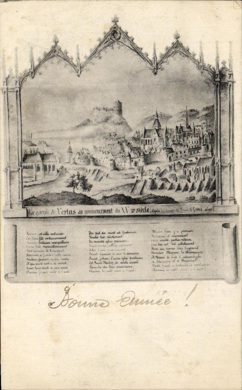 CPA Retable Village Vertus