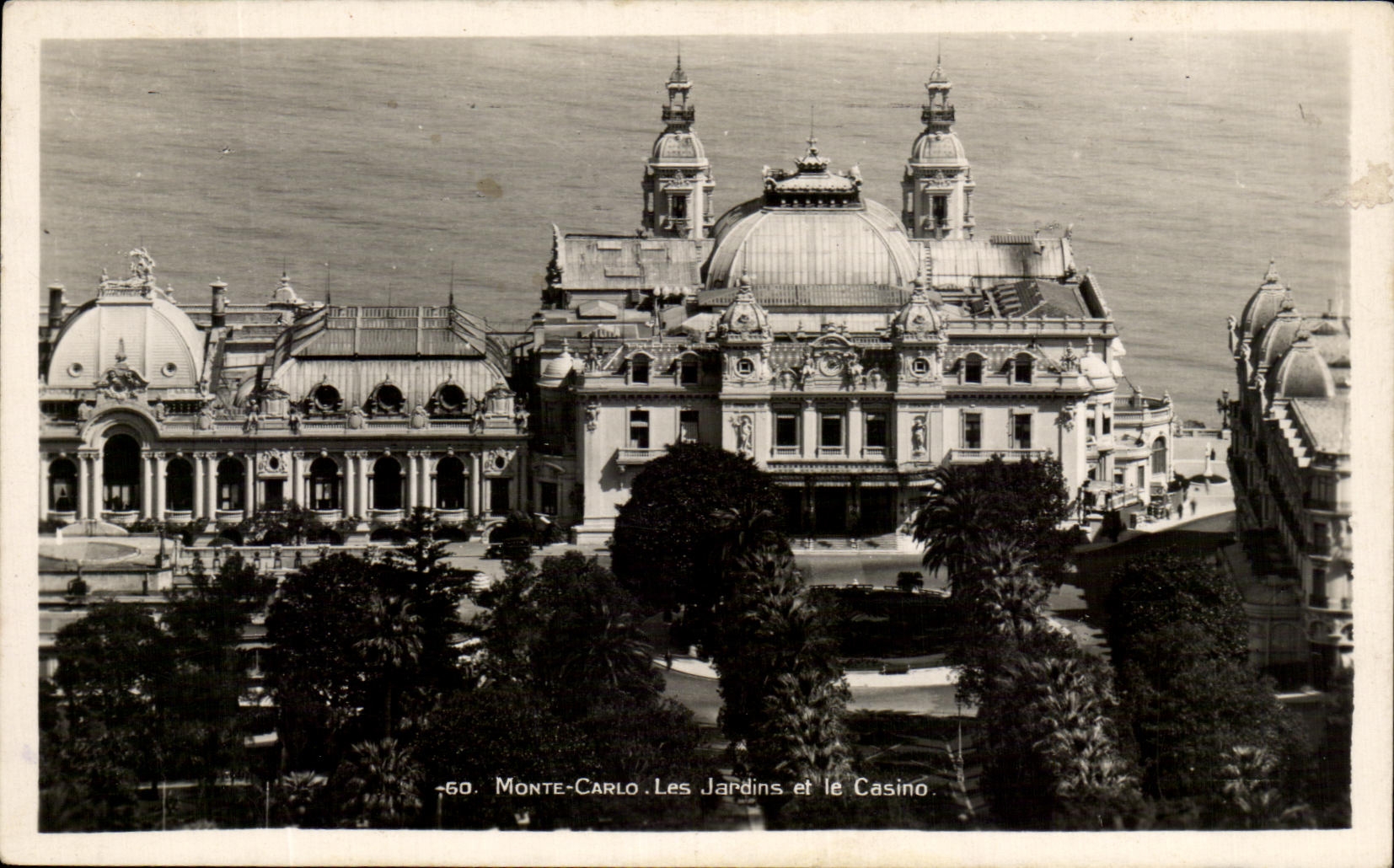 CPA Monaco Carlo Les Jardins et le Casino