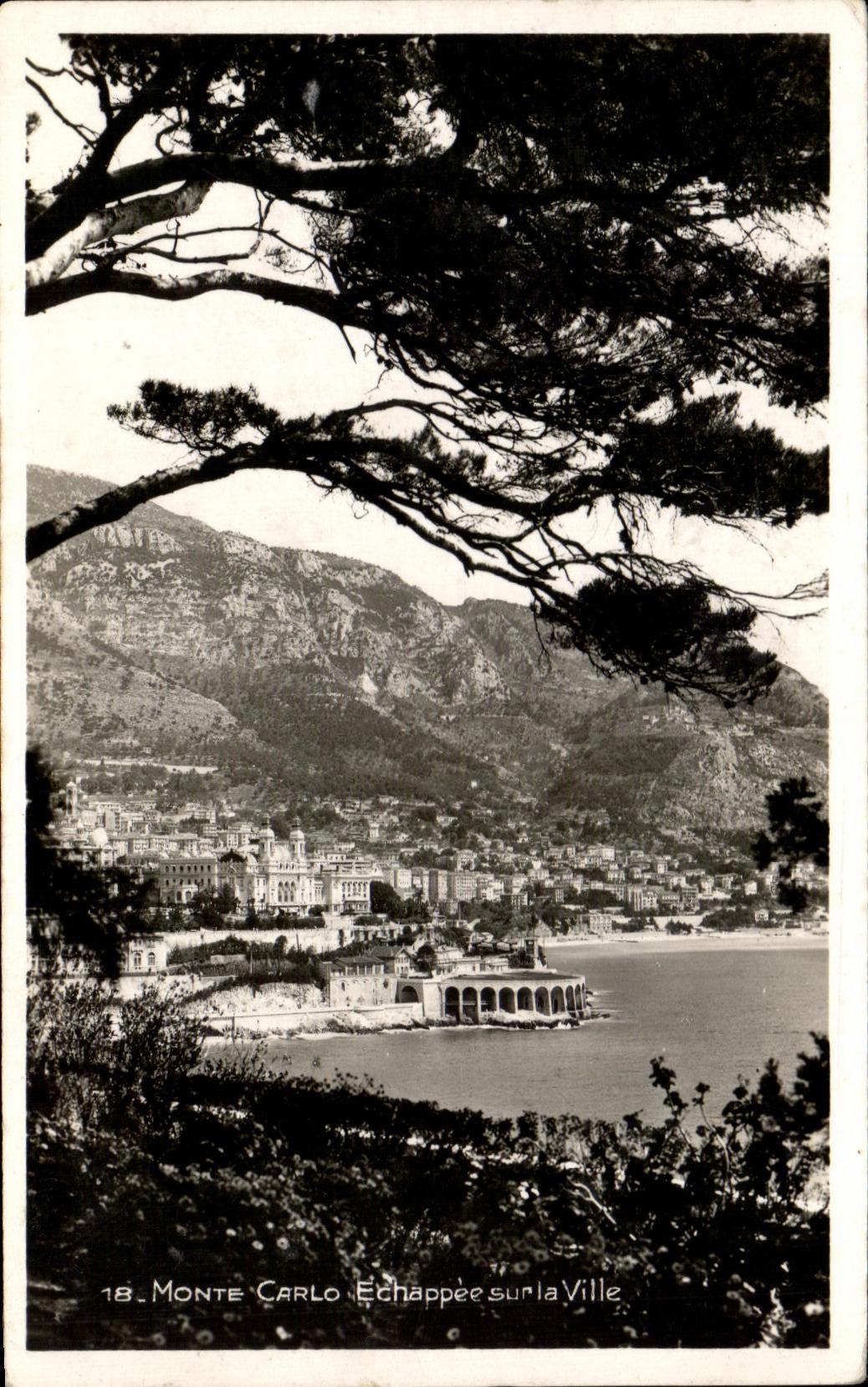 CPA Monte Carlo Echappee Sur la Ville