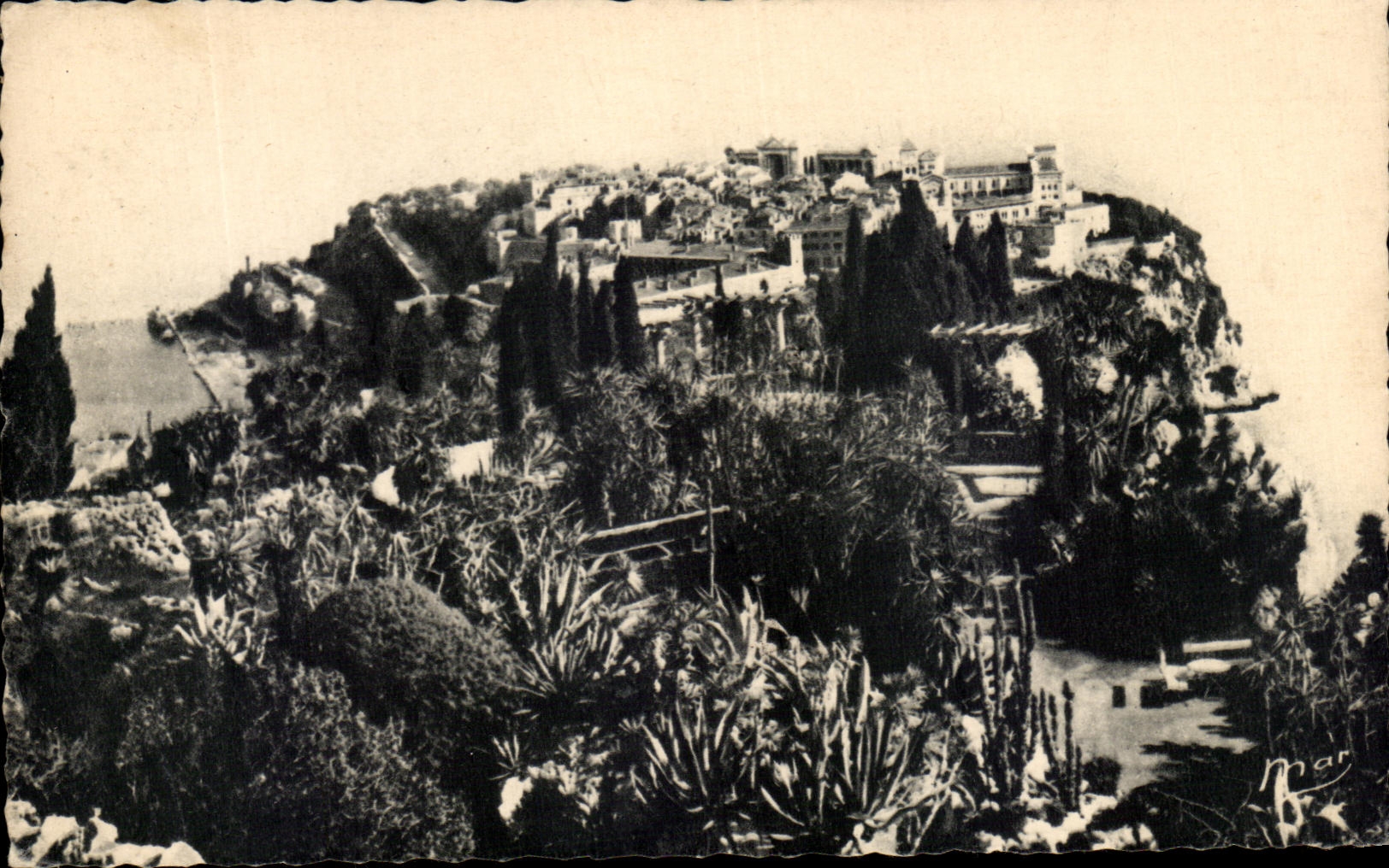CPA Principaute De Monaco Monaco Le Rocher