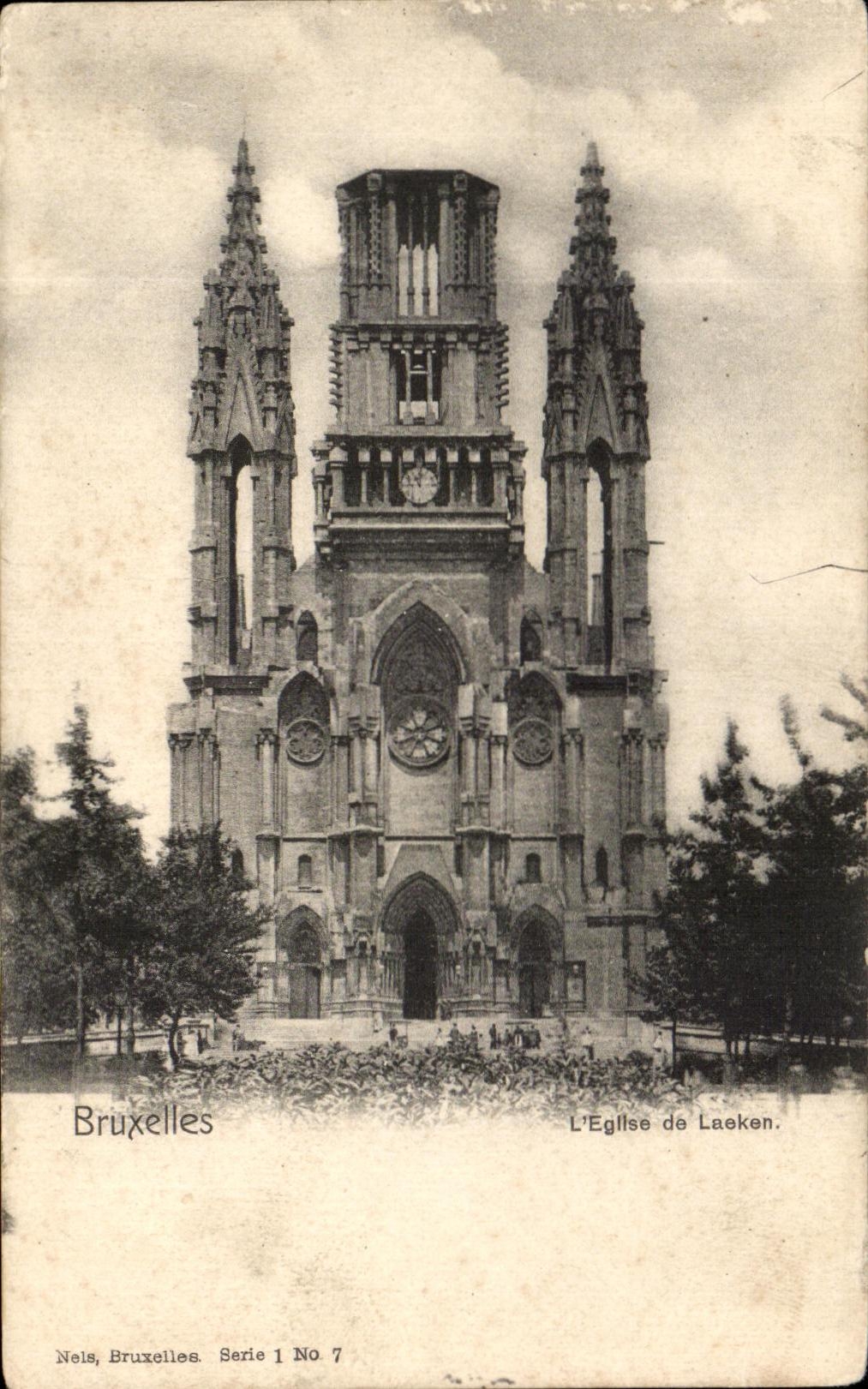 CPA Bruselas Church De Laeken