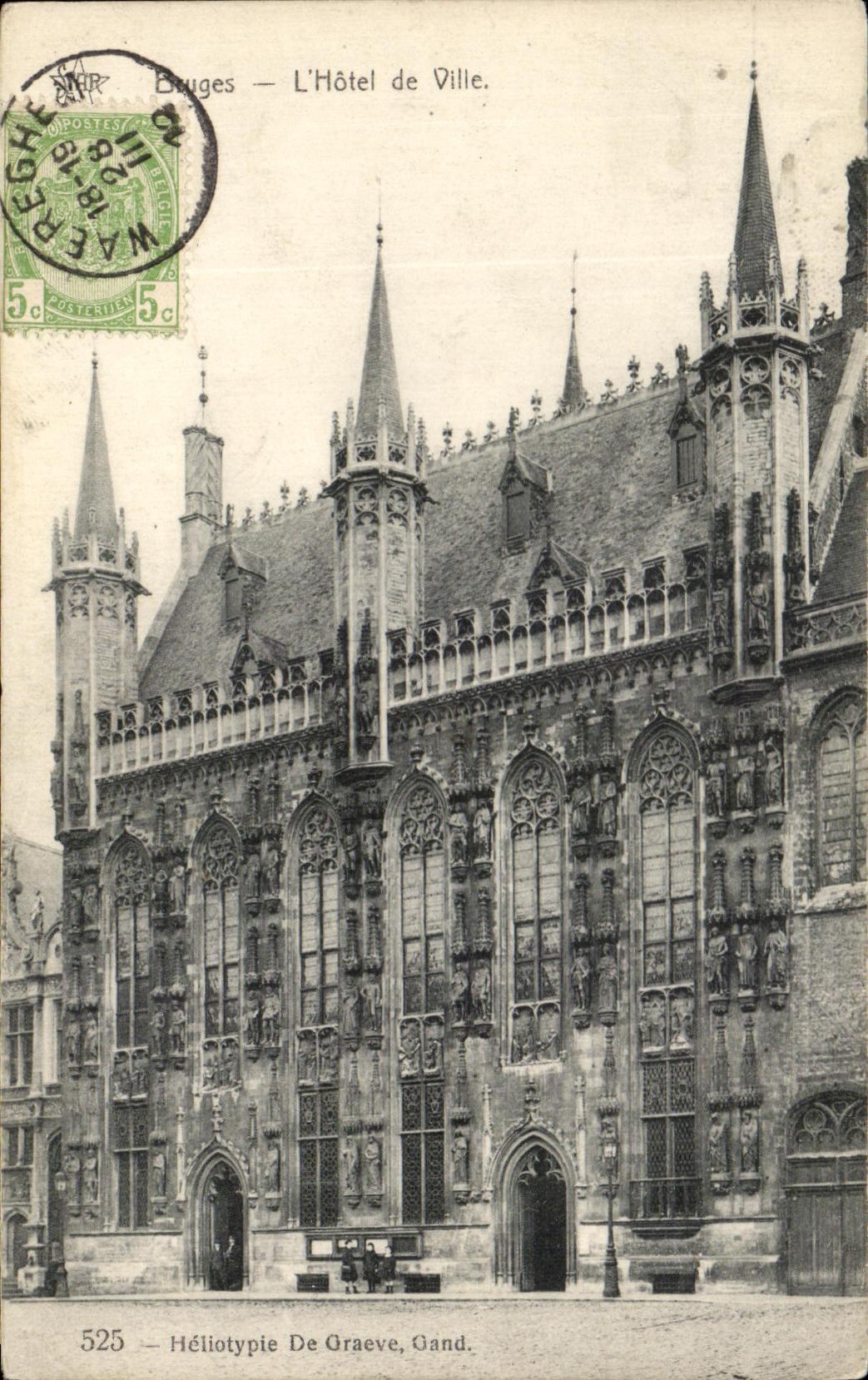 CPA Bruges the Town hall
