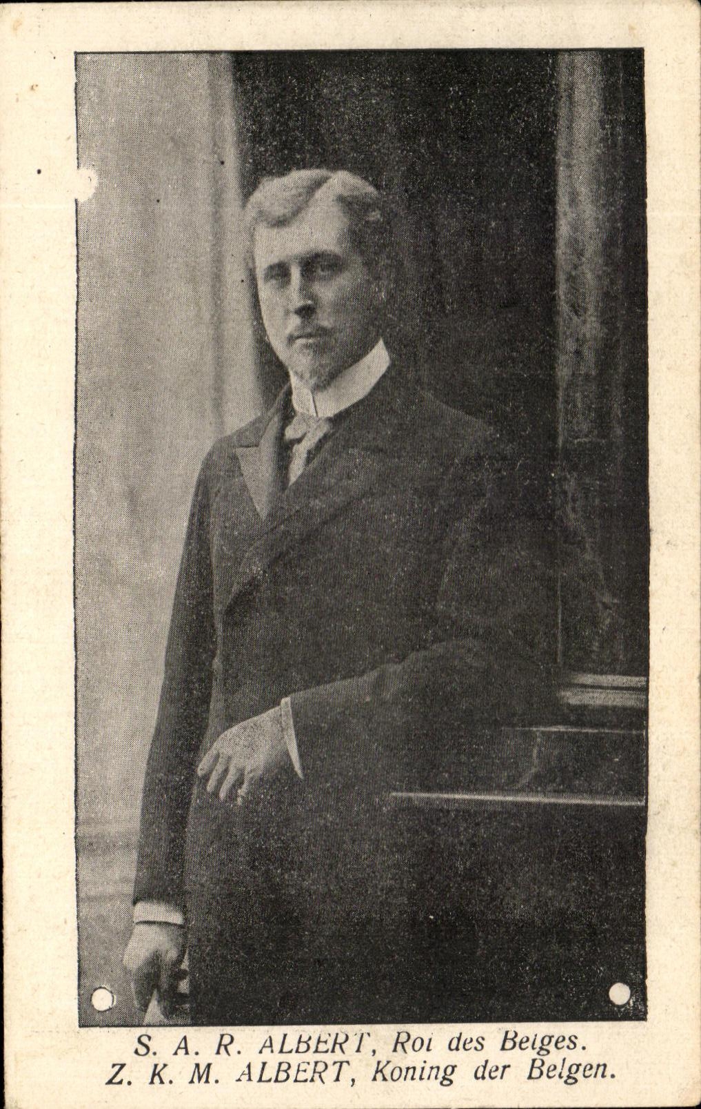 CPA SAR Albert King Of the Belgians