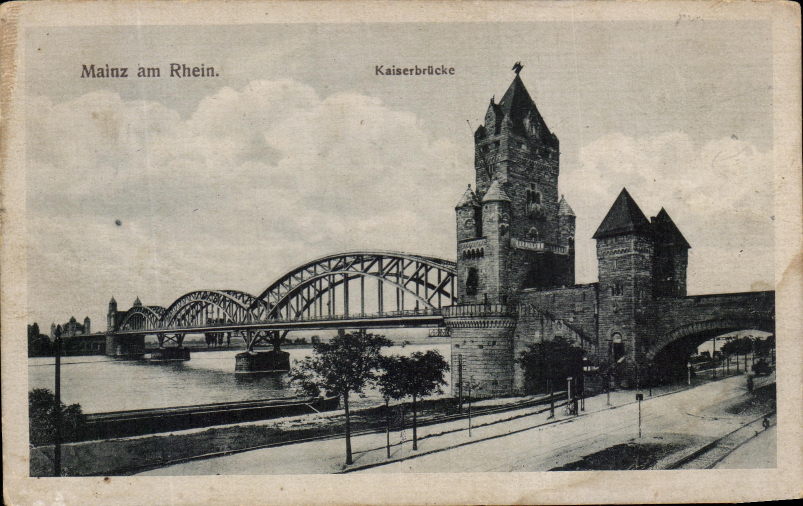 CPA Mainz Am Rhein Kaiserbrucke