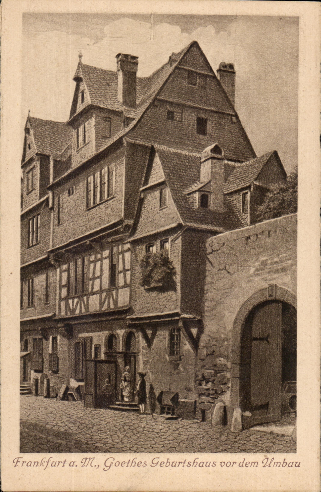 CPA Frankfurt Goethes Geburtshaus Vor Dem Umbau