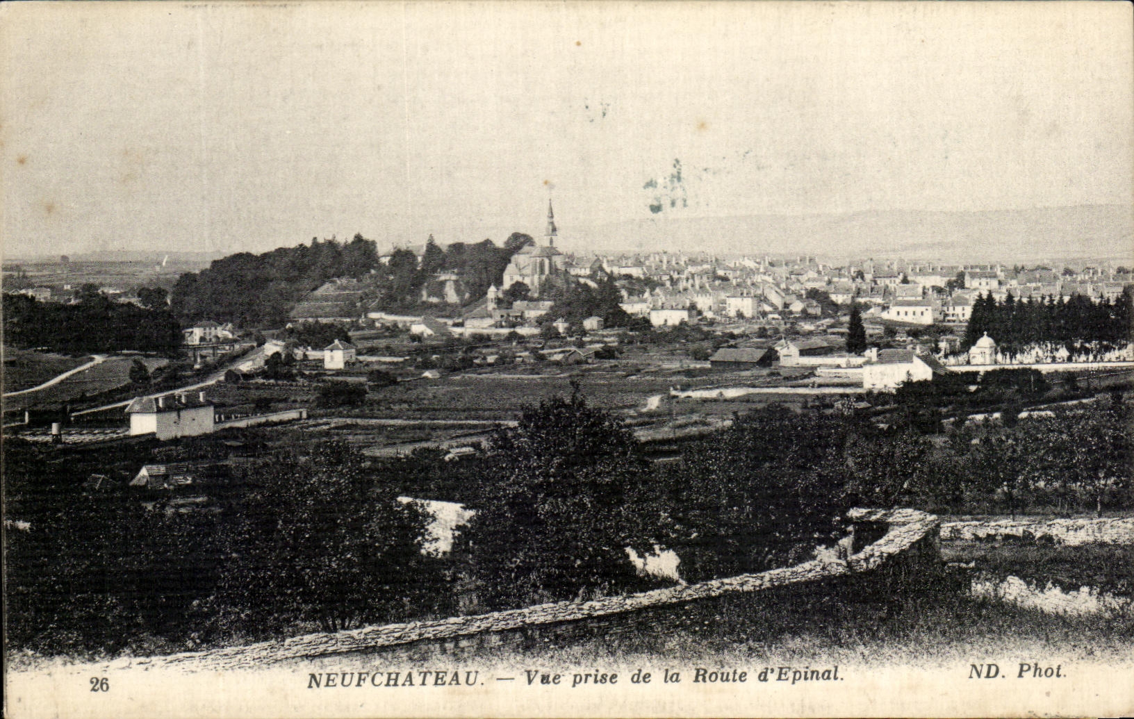 CPA Neufchateau Vue Prise de la Route d'Epinal