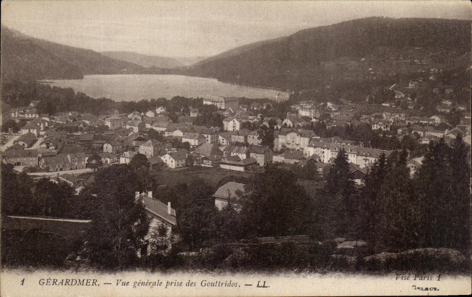 CPA Gerardmer View taken of Gouttridos