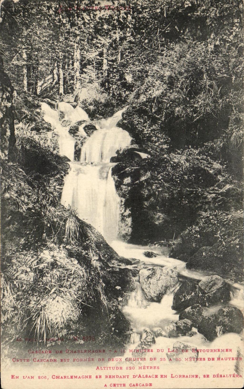 CPA Cascade de Charlemagne 